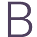 Letter B icon