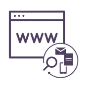 website presence and reach icon