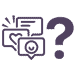 social media question mark icon