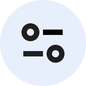 Google's tune icon